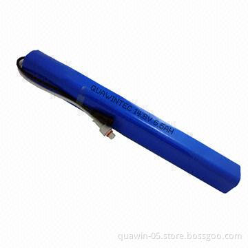 Li-ion 18650 14.8V/6600mAh Rechargeable Battery Pack w/ PCB Protection